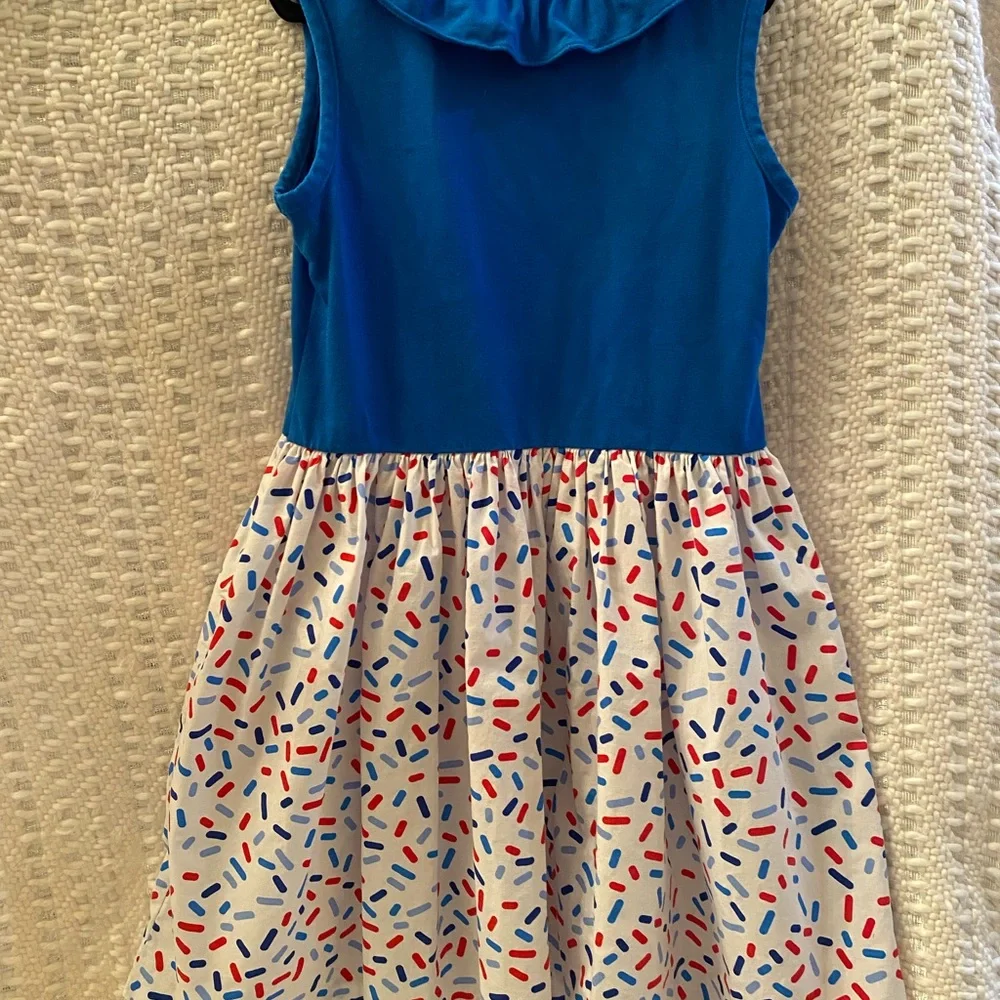 Eleanor Rose patriotic sprinkles dress red white and blue - Picture 2 of 3